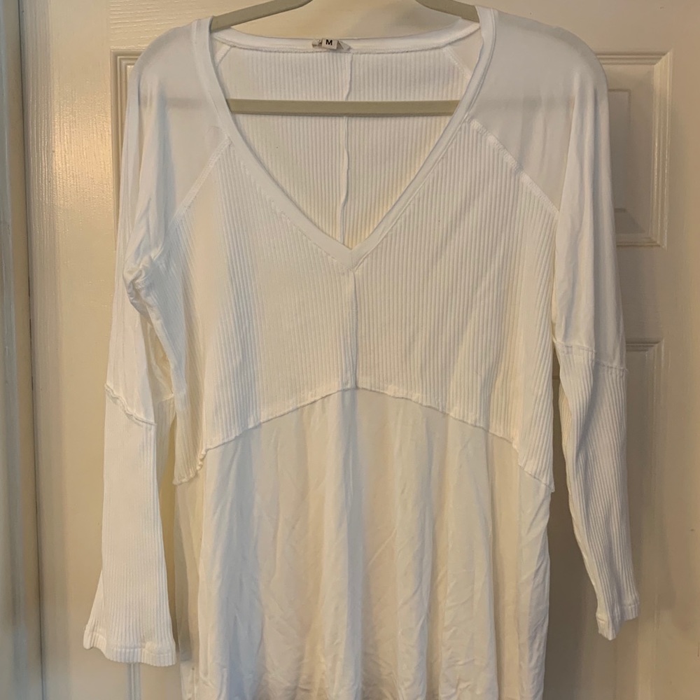 White Flowy Women’s Top